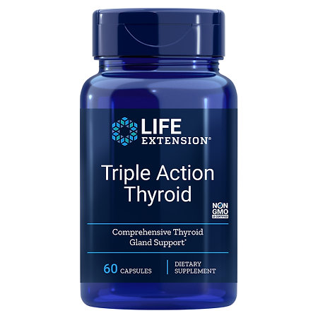Life Extension Triple Action Thyroid Ashwagandha, Guggul und koreanischer Ginseng