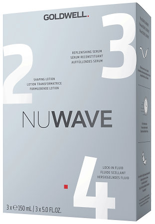Goldwell NuWave Step 2-3-4 Set für semipermanentes Curling