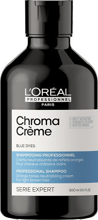 L'Oréal Professionnel Chroma Crème Blue Shampoo blue shampoo neutralizing orange undertones
