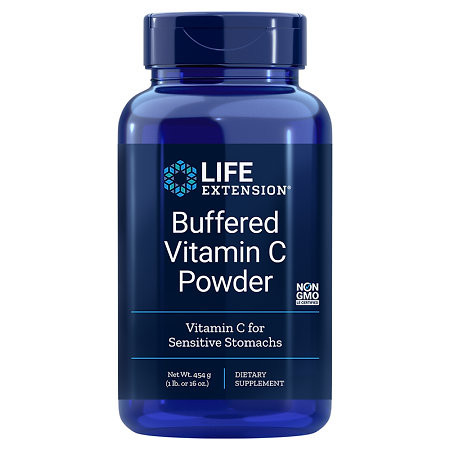 Life Extension Buffered Vitamin C Powder Nahrungsergänzungsmittel mit Vitamin C