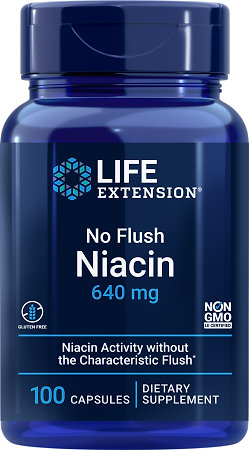 Life Extension No Flush Niacin Doplněk stravy s niacinem