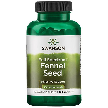 Swanson Fennel Seed Doplněk stravy se semeny fenyklu