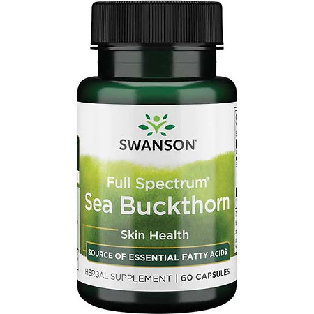 Swanson Full Spectrum Sea Buckthorn Nahrungsergänzungsmittel mit Sanddorn