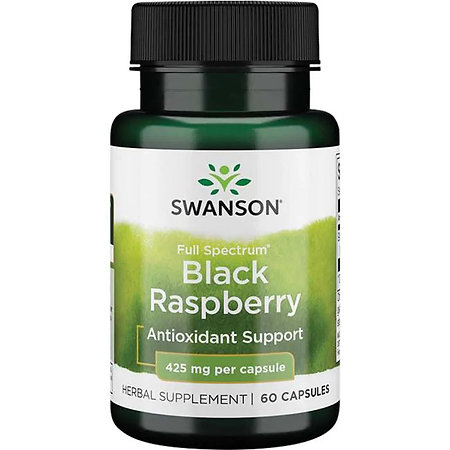 Swanson Full Spectrum Black Raspberry Doplněk stravy s výtažky z rubus occidentalis