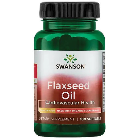 Swanson Flaxseed Oil Doplnok stravy s ľanovým olejom