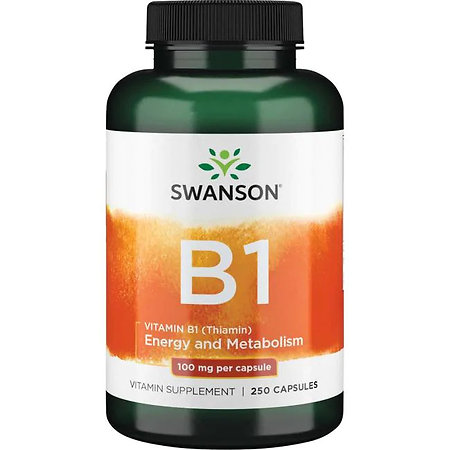 Swanson Vitamin B1 Nahrungsergänzungsmittel mit Vitamin B1