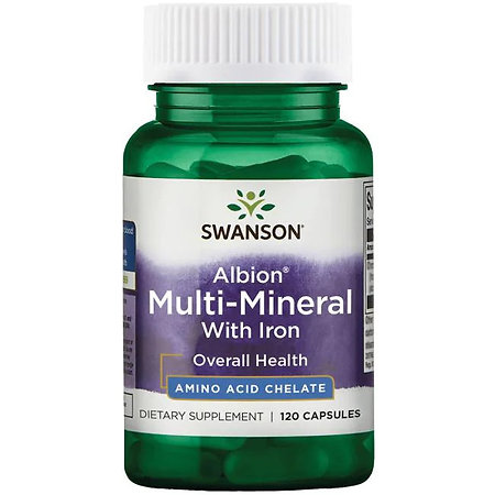 Swanson Albion Multi-Mineral With Iron overall health