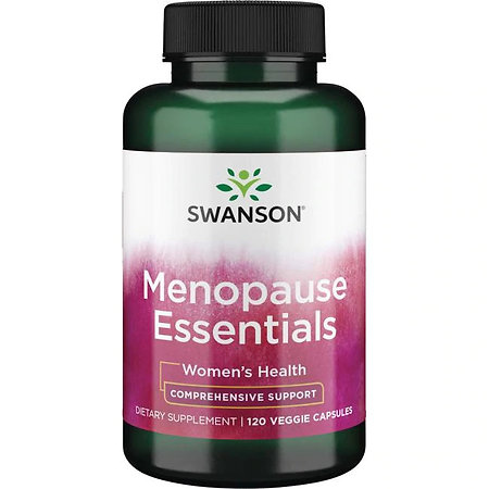 Swanson Menopause Essentials Kombinácia bylinných extraktov, horčíka a ďalších