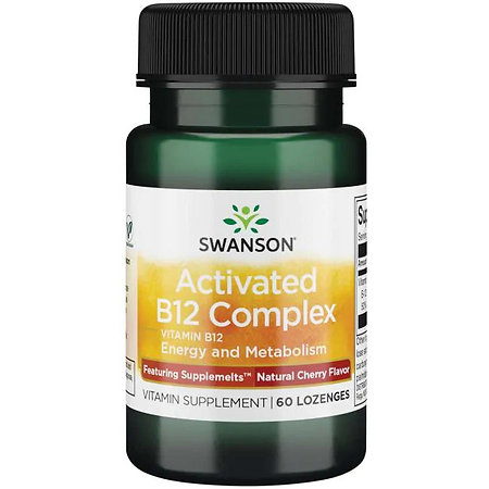 Swanson Activated B12 Complex Nahrungsergänzungsmittel mit Vitamin B12