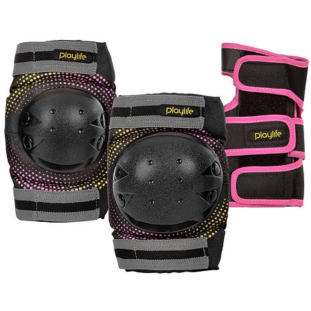 Powerslide Joker Yellow Glow Kids Set Set of kids protectors