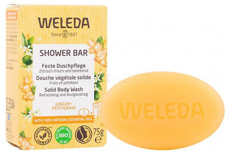 Weleda Shower Bar Ginger citrusové osvěžující mýdlo