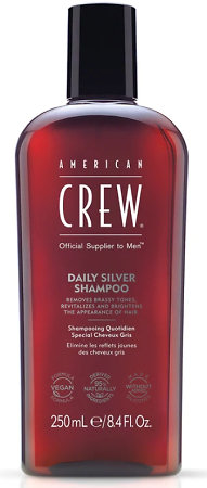 American Crew Daily Silver Shampoo šampón pre strieborné a šedé vlasy