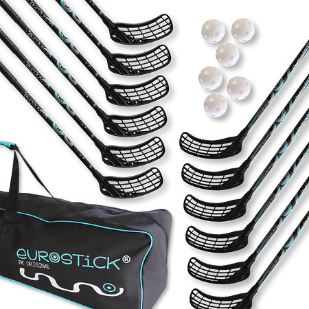 Eurostick Doz Unihockey-Set mit Tasche