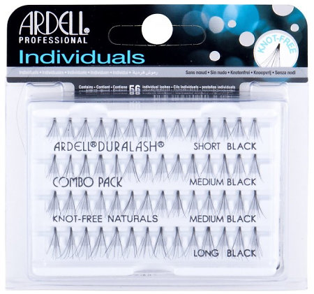 Ardell Duralash Knot-Free Naturals Combo Black trsové přírodní řasy mix