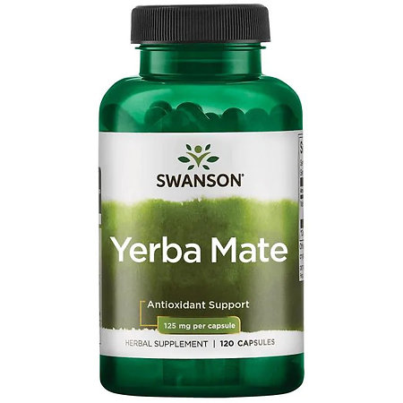 Swanson Yerba Mate Výživový doplnok s Yerba Mate