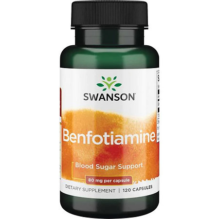 Swanson High-Potency Benfotiamine Nahrungsergänzungsmittel mit Benfotiamin