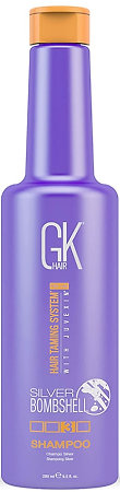 GK Hair Silver Bombshell Shampoo silver shampoo for blonde hair