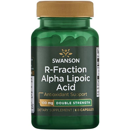 Swanson R-Fraction Alpha Lipoic Acid Nahrungsergänzungsmittel mit Liponsäure