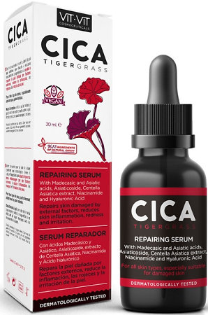 Diet Esthetic Vit Vit Cica Tigergrass Serum zklidňující pleťové sérum pro citlivou pleť