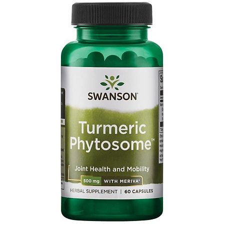 Swanson Turmeric Phytosome Doplněk stravy s kurkumou a merivou