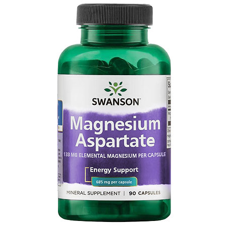 Swanson Magnesium Aspartate Nahrungsergänzungsmittel mit Magnesium