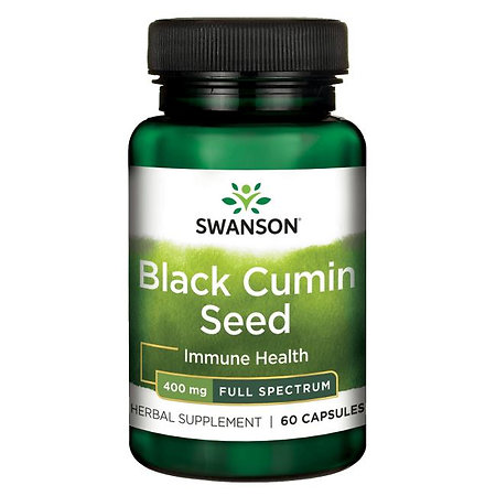 Swanson Black Cumin Seed Doplněk stravy – černuchová semena