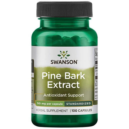 Swanson Pine Bark Extract Doplněk stravy s extraktem z borové kůry
