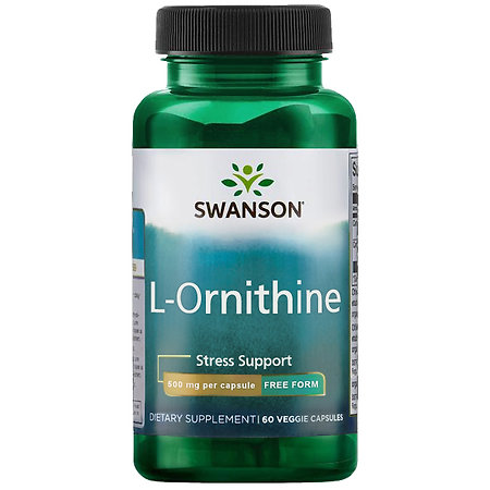 Swanson L-Ornithine Doplněk stravy s L-ornitinem