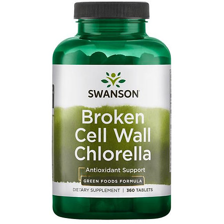 Swanson Broken Cell Wall Chlorella Doplnok stravy s chlorellou