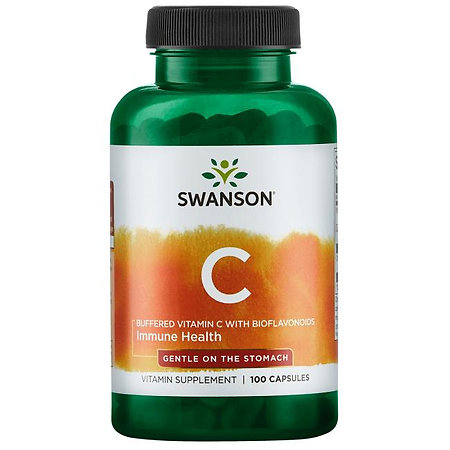 Swanson Vitamin C with Bioflavonoids Doplněk stravy s vitamínem C a bioflavonoidy