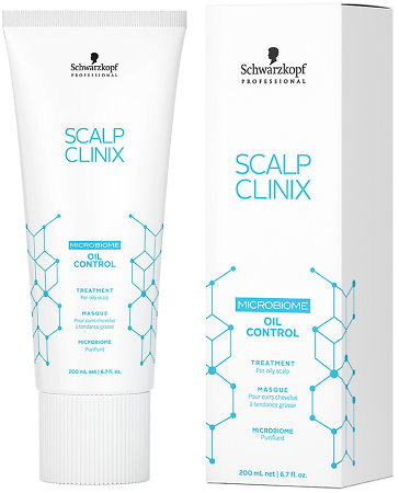 Schwarzkopf Professional Scalp Clinix Oil Control Treatment kúra pro potlačení mastnoty vlasové pokožky