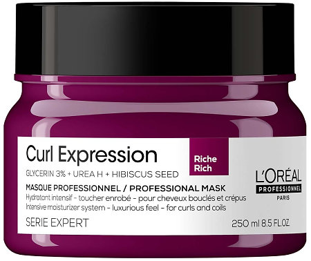 L'Oréal Professionnel Curl Expression Mask Rich bohatá hĺbkovo hydratačná maska pre vlnité vlasy