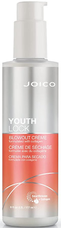 Joico YouthLock Blowout Crème rejuvenating blow-dry cream with collagen