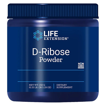 Life Extension D-Ribose Powder Doplnok stravy s obsahom D-ribózy