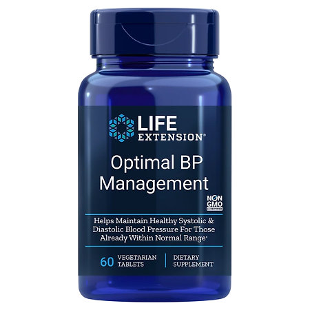 Life Extension Optimal BP Management Doplnok stravy pre zdravie srdca a kardiovaskulárneho systému