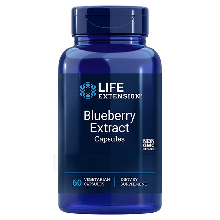 Life Extension Blueberry Extract Capsules Doplněk stravy s borůvkovým extraktem