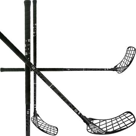Zone floorball HYPER Composite 27 black/white Florbalová hokejka