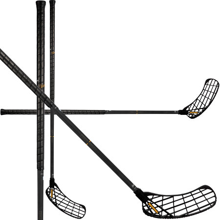 Zone floorball HARDER PROLIGHT R SKELETON 28 raw black Florbalová palica