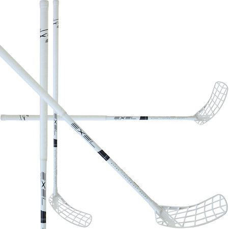 Exel E-LITE WHITE 3.2 THIN OVAL MB Floorball Schläger