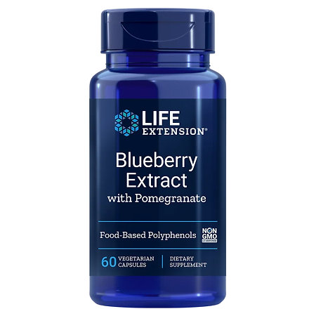 Life Extension Blueberry Extract with Pomegranate Extrakten aus Heidelbeeren und Granatapfel