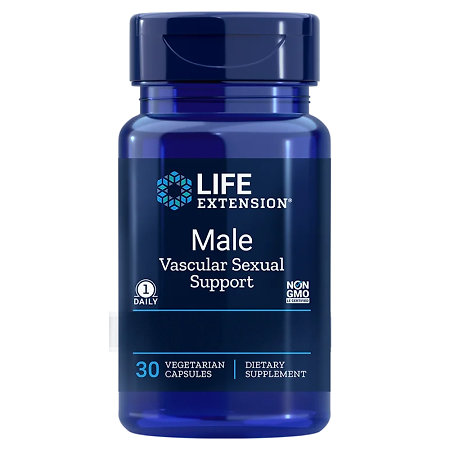 Life Extension Male Vascular Sexual Support Nahrungsergänzungsmittel mit Extrakt aus schwarzem Ingwer