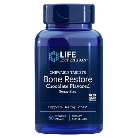 Life Extension Bone Restore Doplněk stravy s vápníkem, vitamínem D3 a minerály