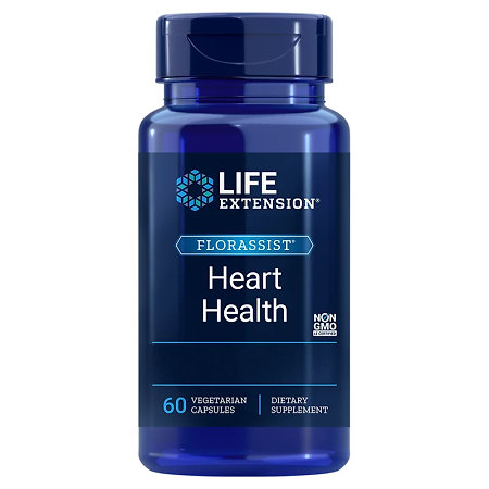 Life Extension FLORASSIST® Heart Health Nahrungsergänzungsmittel mit probiotischem Stamm