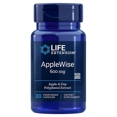 Life Extension AppleWise Nahrungsergänzungsmittel mit Apfelpolyphenol-Extrakt