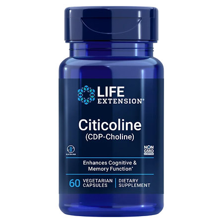Life Extension Citicoline (CDP-Choline) Nahrungsergänzungsmittel mit CDP-Cholin