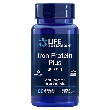 Life Extension Iron Protein Plus Nahrungsergänzungsmittel mit Eisen