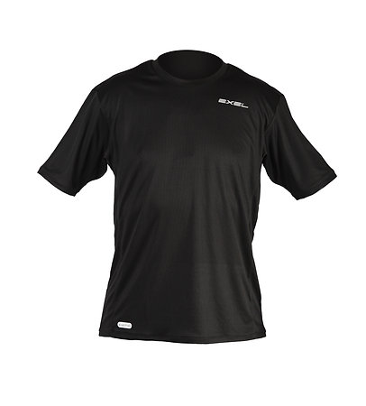 Exel CHALLENGER GAME SHIRT BLACK Florbalové tričko