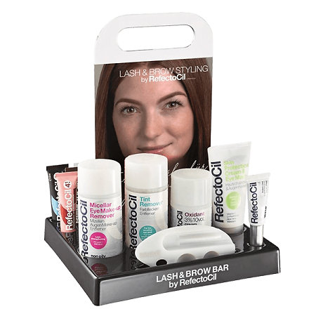 RefectoCil Lash & Brow Bar vybavený pracovný stojan