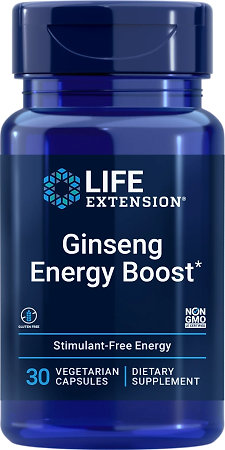 Life Extension Ginseng Energy Boost Nahrungsergänzungsmittel mit Ginseng-Extrakt