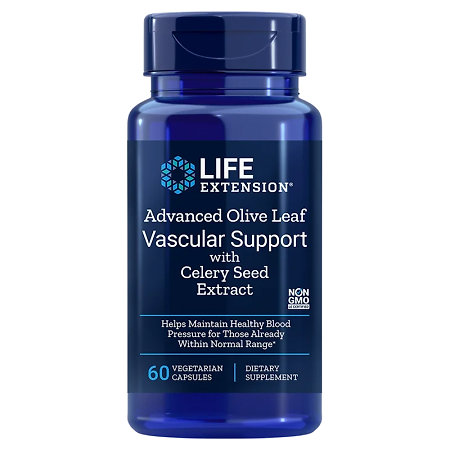 Life Extension Advanced Olive Leaf Vascular Support with Celery Seed Extract Doplněk stravy – olivový list a extrakt ze semínek celeru